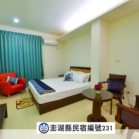 海角203民宿 Magong Bagian luar foto